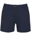 NS739 Native Spirit Ladies Chino Shorts Navy colour image